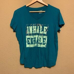 Tek Gear DryTek Youth T-Shirt Size XL Teal